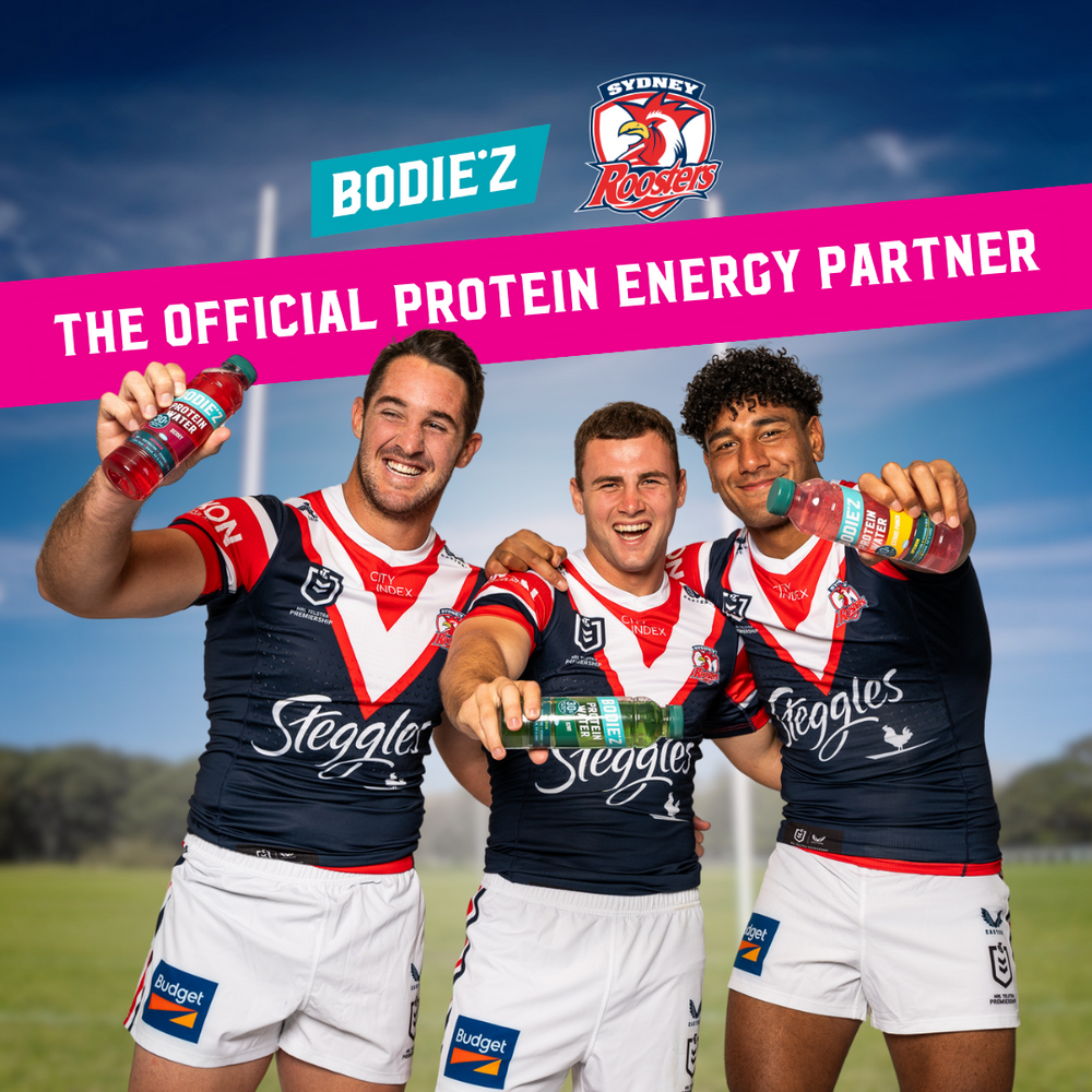 Bodie*z, the Official Sydney Roosters Protein Energy Partner