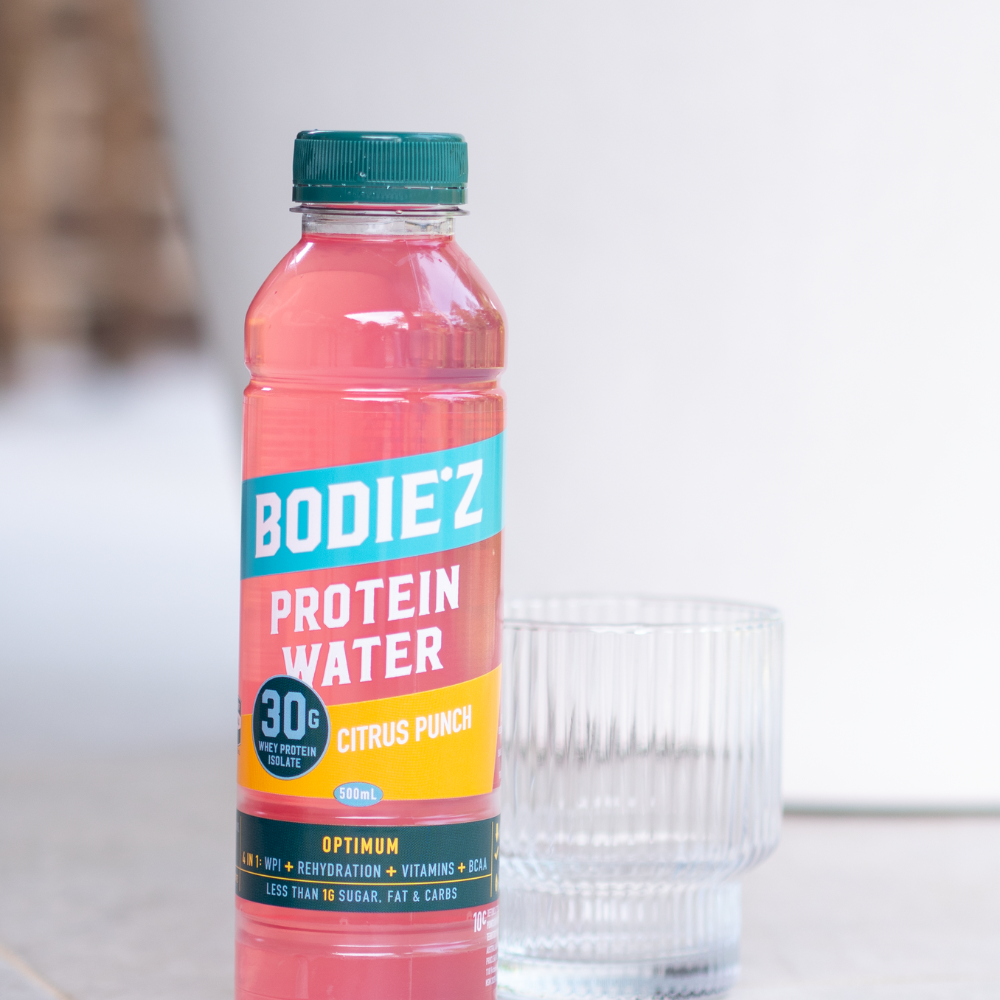 
            
                Load image into Gallery viewer, BODIE*Z Optimum Protein Water Citrus Punch 500ml
            
        