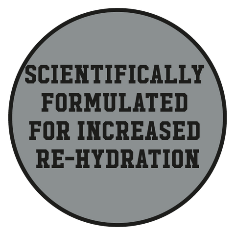 scientifically formulated for increased re-hydration