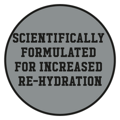 scientifically formulated for increased re-hydration