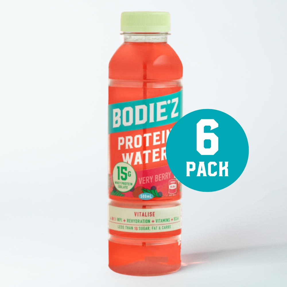 BODIE*Z Vitalise Protein Water Very Berry 500ml 6 Pack