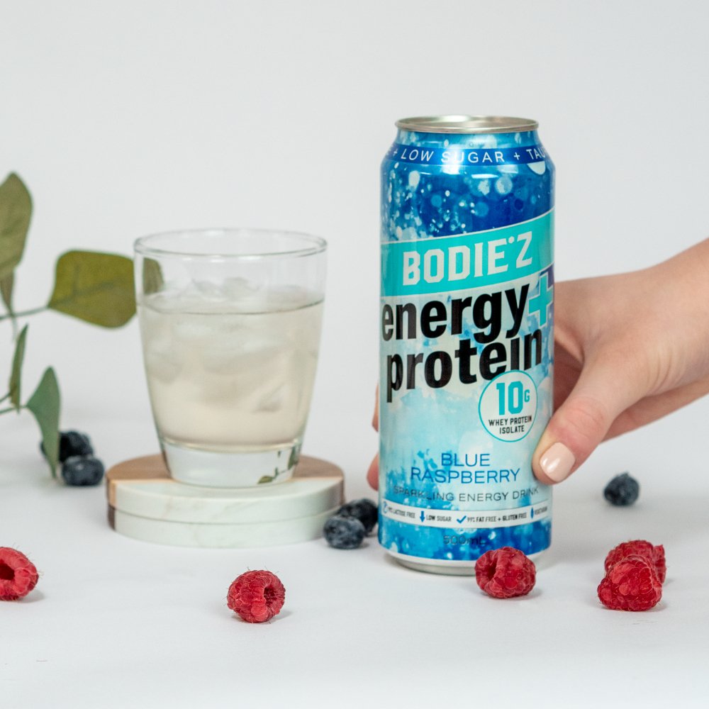 BODIE*Z Energy + Protein Blue Raspberry 500ml - BODIE*Z