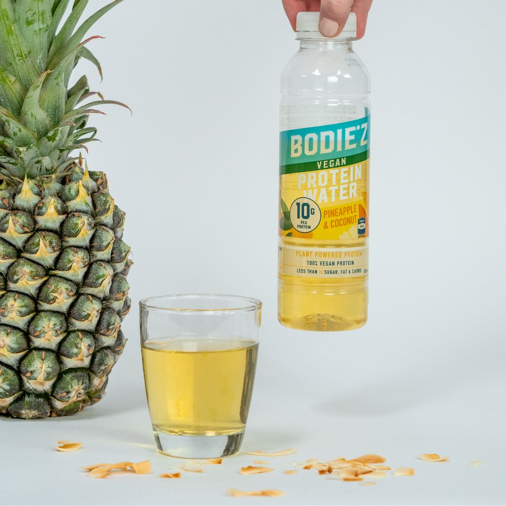 BODIE*Z Vegan Protein Water Pineapple & Coconut 500ml - BODIE*Z