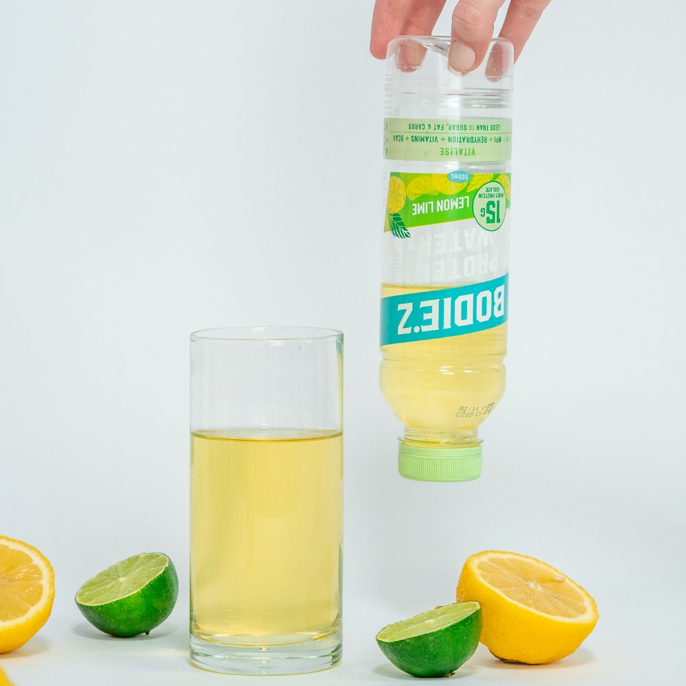 
            
                Load image into Gallery viewer, BODIE*Z Vitalise Protein Water Lemon &amp;amp; Lime 500ml - BODIE*Z
            
        